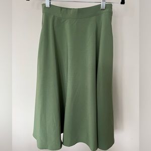 Sage green A-line Modcloth skirt
